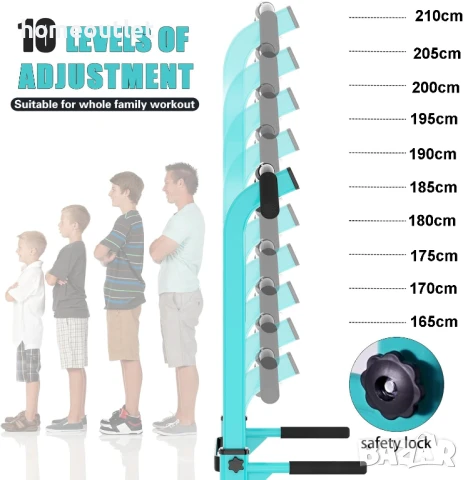 ПРОМОЦИЯ Многофункционален фитнес уред за тренировки в домашни условия FITNESS 40JYPSPSBB005-B, снимка 3 - Фитнес уреди - 51039734