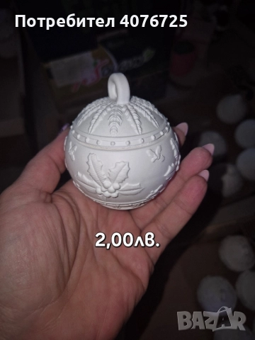 Керамични коледни заготовки , снимка 5 - Коледни подаръци - 52231620