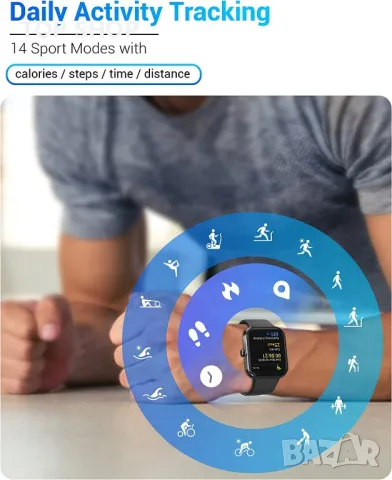 Нов Смарт часовник Фитнес гривна Тракер на активност, сън , монитор, снимка 3 - Смарт гривни - 50015878