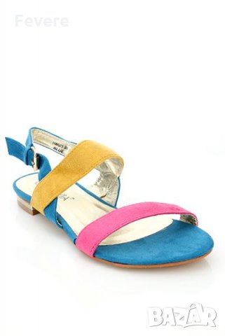 Разпродажба! Цветни равни сандали, снимка 1 - Сандали - 24693722