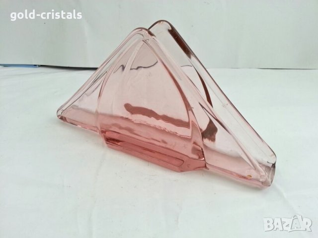 Стар стъклен салфетник, снимка 10 - Антикварни и старинни предмети - 27240431