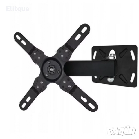 Стойка за телевизор Esperanza  За стена, От 12 до 50 inch, Макс 20 кг, Vesa 200x200, Черен