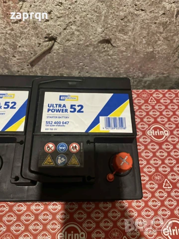 Чисто нов акумулатор Cartechnic 52 амп/ч 470 А с гаранционна карта, снимка 7 - Аксесоари и консумативи - 51242076