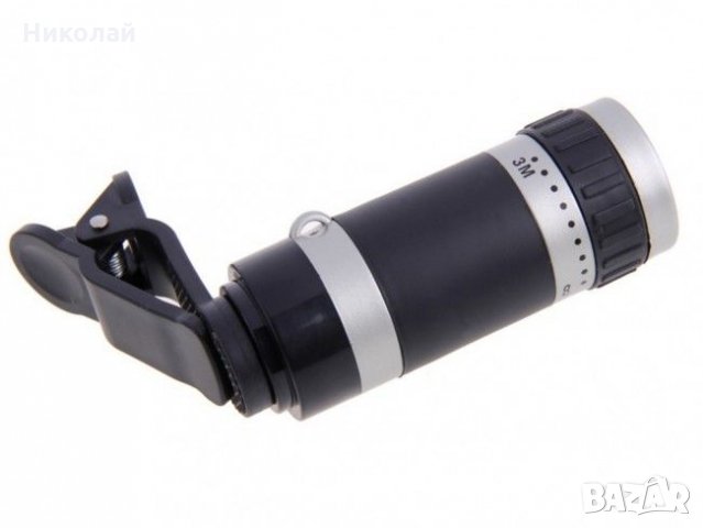  Телескопична приставка за камерата на мобилни телефони с качествен оптичен зум 8Х , снимка 2 - Резервни части за телефони - 28914007