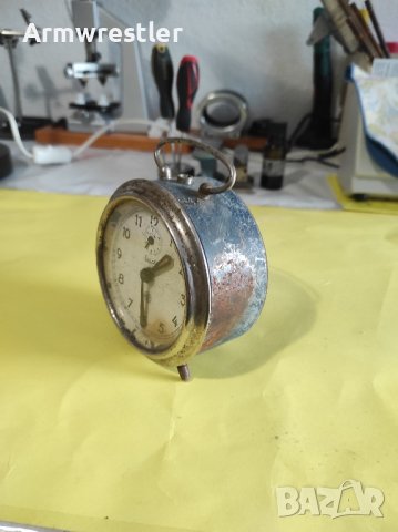 Стар Часовник Будилник Exacta Чехословакия , снимка 2 - Антикварни и старинни предмети - 43514776