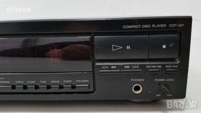 CD player SONY CDP-297 2, снимка 3 - Аудиосистеми - 28213538