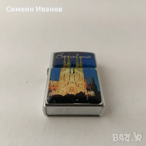 Интересна бензинова запалка Барселона B0102, снимка 3 - Запалки - 48692314