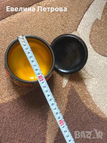 Дървена рисувана кутия Хохлома, снимка 2 - Антикварни и старинни предмети - 51275133