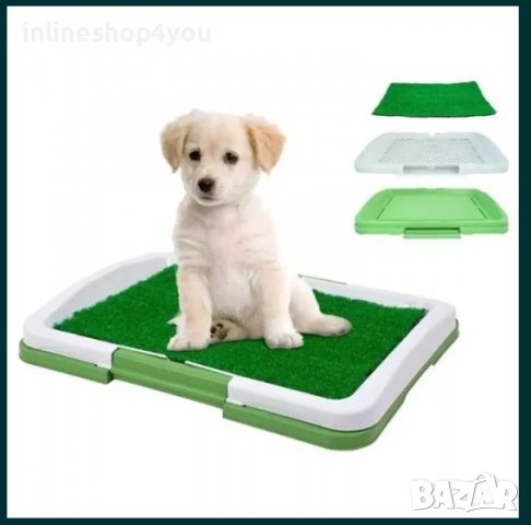 Puppy Potty Pad тоалетна за куче/котка с решетка и изкуствена трева, снимка 5 - За кучета - 43141897