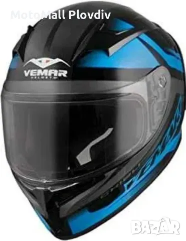 Каска VEMAR GHIBLI GLOSS BLUE размер L, снимка 2 - Аксесоари и консумативи - 49289883