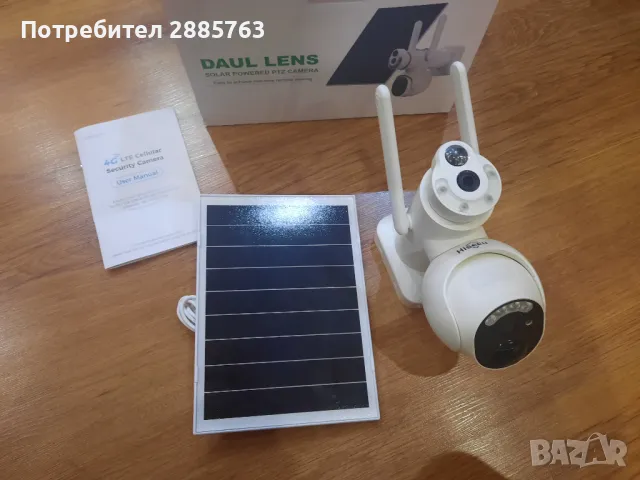 4G соларна двойна камера, снимка 7 - Комплекти за видеонаблюдение - 48383907