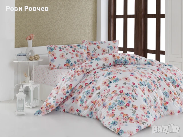 ЛИКВИДАЦИЯ!!! Ранфорс спален комплект висок клас с подарък !, снимка 6 - Спално бельо - 50818385