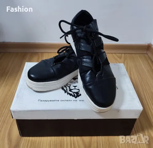 Продавам летни Кецове Естествена кожа LION Shoes, снимка 1