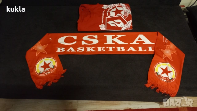 Тениска и шал ЦСКА, снимка 6 - Тениски - 53224791