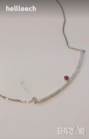 Сребърно колие, снимка 4 - Колиета, медальони, синджири - 52669600