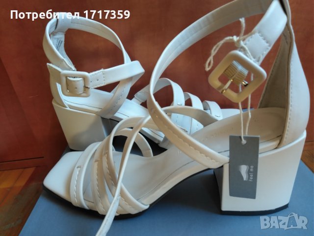 Оригинални дамски сандали "Marco Tozzi", снимка 14 - Дамски обувки на ток - 38102529