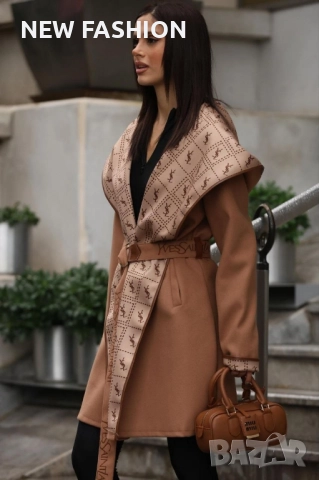 Дамски Палта с Колан ✨ Yves Saint Laurent , снимка 2 - Палта, манта - 52107783