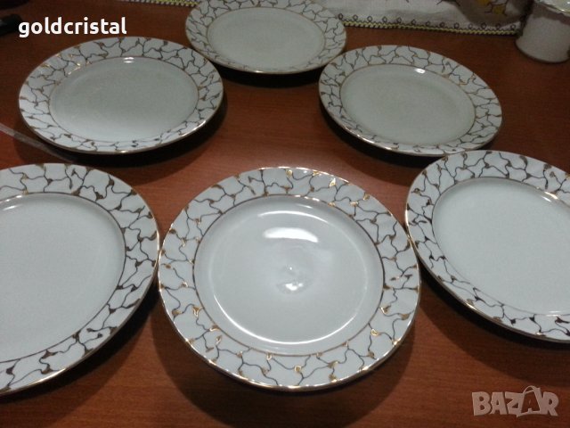 Стар български порцелан чинии , снимка 5 - Антикварни и старинни предмети - 43689663