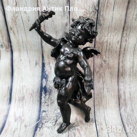 Декорация за стена - Ангел с факла , снимка 2 - Статуетки - 43313078