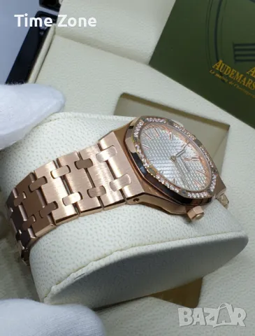 Audemars Piguet Royal Oak 33mm Rose Gold White Dial Diamond Дамски Различни Варианти, снимка 5 - Дамски - 48183108