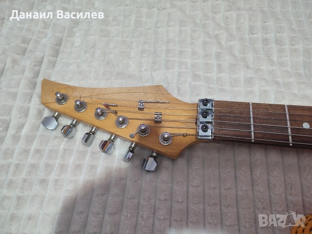 Custom електрическа китара – Spalted Maple, Floyd Rose Special, снимка 4 - Китари - 53458551