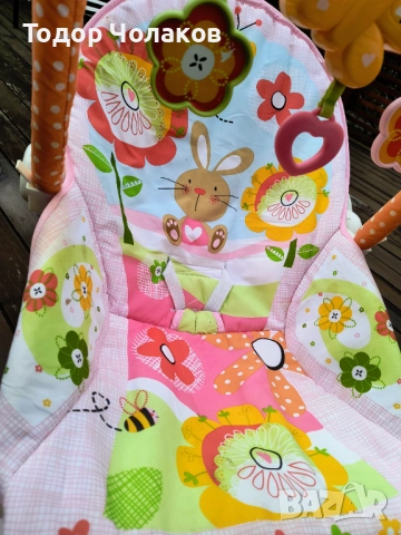 Детско столче (шезлонг) fisherprice, снимка 3 - Детски люлки - 52558518
