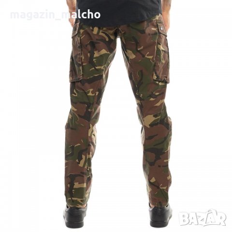 МЪЖКИ ПАНТАЛОН – G-STAR RAW Rovic 3D Straight Tapered Cargo Pants Dark Fall; размери: W31L и W33S, снимка 3 - Панталони - 28570260