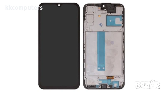 Съвместим OLED Дисплей за Samsung SM-A256F A25 5G 2023 / GH82-33214A / Тъч скрийн + Рамка/ Черен / Б