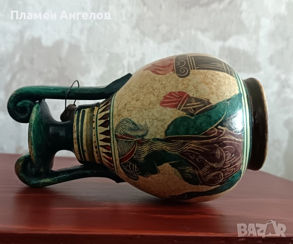 Древногръцка ваза, амфора-сувенир. , снимка 10 - Вази - 52916850