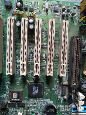 Ретро Компютърна платка MSI с процесор AMD Duron, снимка 3 - Дънни платки - 53459439