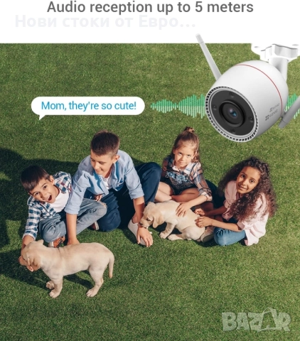 Камера за наблюдение EZVIZ C3TN 3MP WiFi Surveillance Outdoor Camera, снимка 2 - Други - 52518233