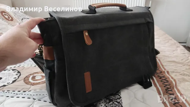 Чанта за лаптоп за през рамо (нова), снимка 5 - Чанти - 49849355