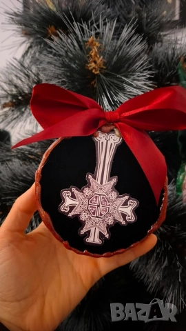 Коледна украса / топка -рок група "Ghost Band" , снимка 2 - Декорация за дома - 52622353