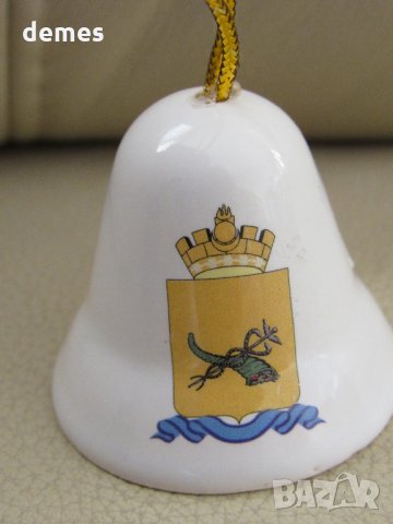 Порцеланова камбанка-5 см-сувенир от Улан Уде-Русия, снимка 5 - Други ценни предмети - 32321236