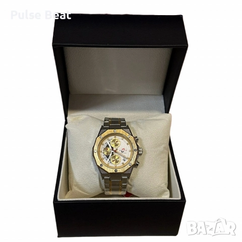 Луксозен мъжки часовник PANZER – Елегантност и стил в едно, снимка 3 - Мъжки - 52055349