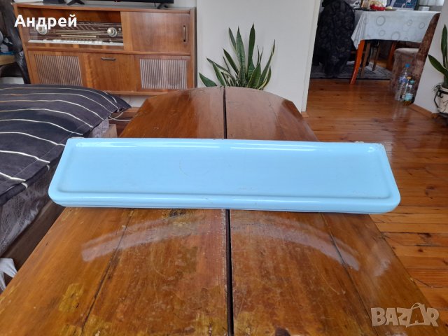 Стар фаянсов рафт,етажерка,лавица за баня #2