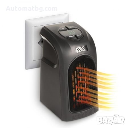 Мини вентилаторна печка - духалка Handy Heater Totalshop, 400W, с таймер, Отопление/Охлаждане, снимка 3 - Отоплителни печки - 27135800