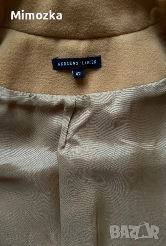 Сладко дамско вълнено палто на Andrews р-р 42!, снимка 7 - Палта, манта - 53034272