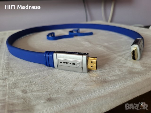 Oehlbach XXL Made in Blue High Speed HDMI Cable, снимка 1 - Ресийвъри, усилватели, смесителни пултове - 43377645