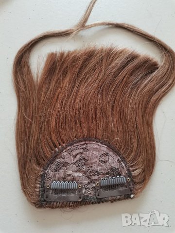 Нов кестеняв бретон от естествена човешка коса - мод.4, снимка 6 - Аксесоари за коса - 37289639