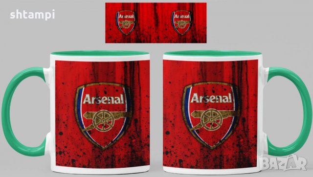Чаша Арсенал Arsenal  Керамична, снимка 3 - Фен артикули - 34782842