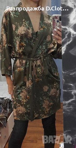 жилетка/халат /наметало мека материя XS/S , снимка 3 - Палта, манта - 36294520