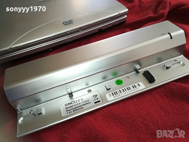 scott portable dvd-внос germany 0905211634, снимка 12 - Плейъри, домашно кино, прожектори - 32812521