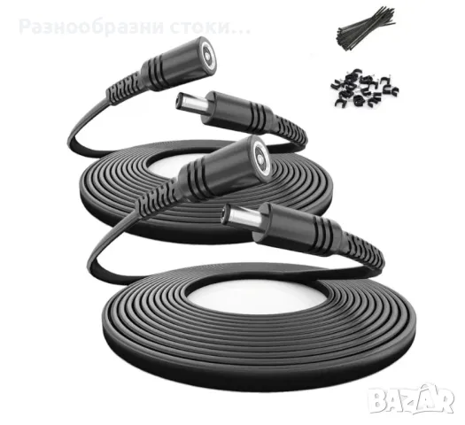 Кабел разширение 10FT, 2 пакет черен, снимка 1