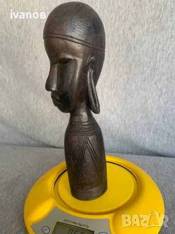 дървена статуетка Глава , снимка 4 - Статуетки - 50154941