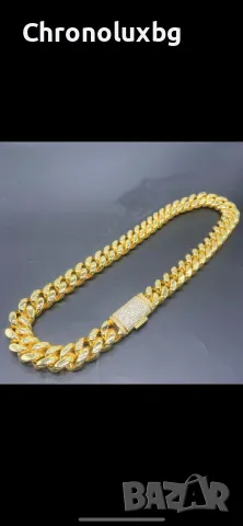 Ланец от медицинско злато и мозаит