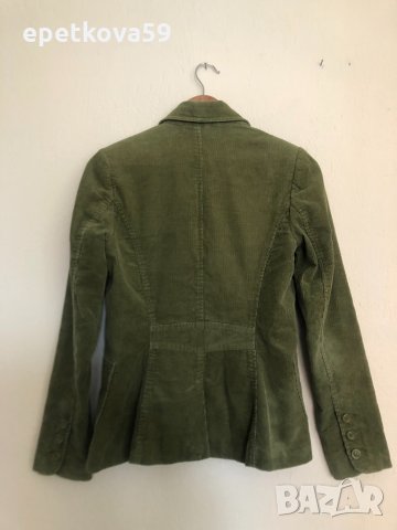 H&M дамско зелено сако в размер S, снимка 3 - Сака - 32235334