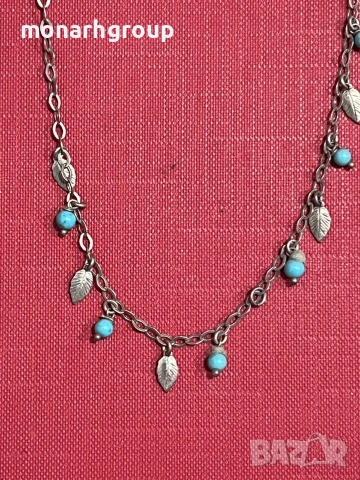 Сребърно колие, снимка 2 - Колиета, медальони, синджири - 53116510