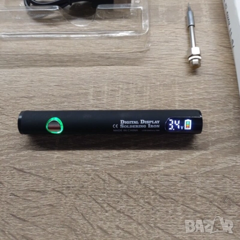 Преносим цифров поялник, регулиране на температурата, USB-C зареждане, снимка 10 - Друга електроника - 53303514