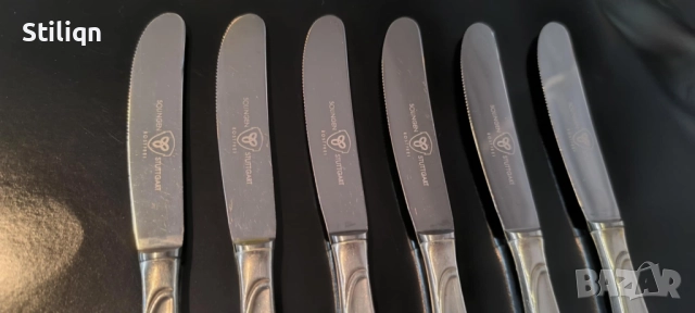 Дълбоко посребрен комплект ,немски прибори! SOLINGEN, снимка 2 - Прибори за хранене, готвене и сервиране - 52915090